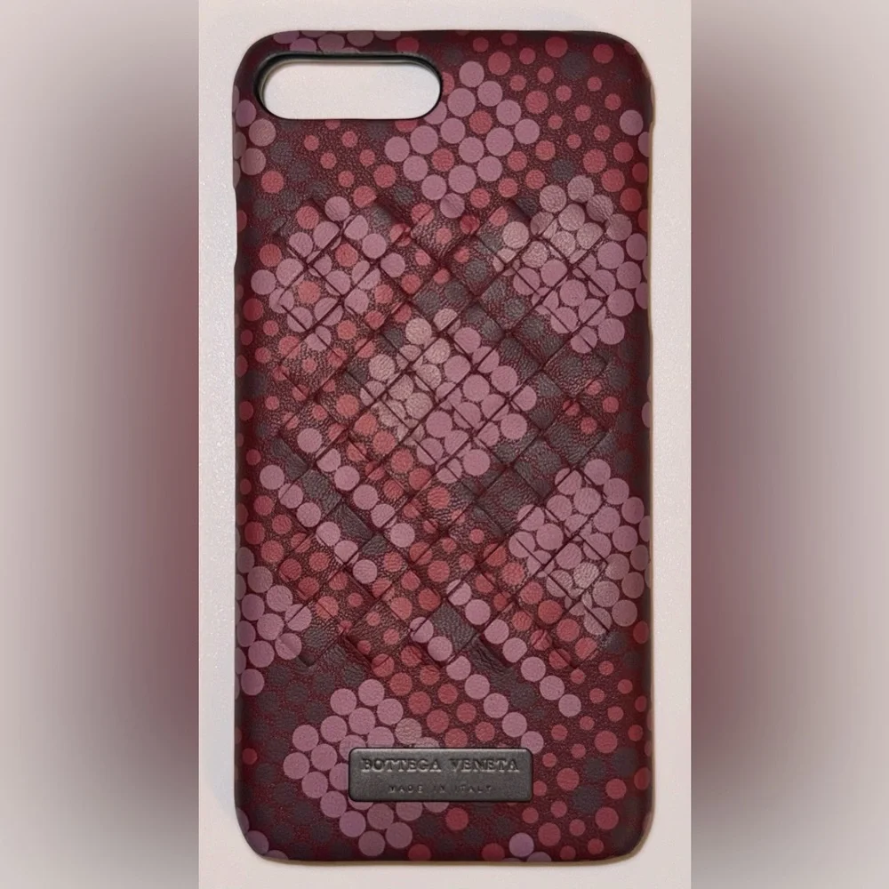 NEW BOTTEGA VENETA INTRECCIATO IPHONE 7S PLUS & 8S PLUS PHONE CASE NIB W/Dustbag